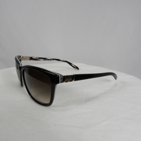 Tory Burch Accessories - Tory Burch Black Tribal Brown Gradient Sunglasses